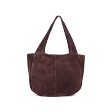 SILVIANO Women Brown Leather Solid Tote Bag