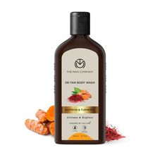 The Man Company De-tan Body Wash With Saffron, Turmeric & Walnut For Skin Brightening
