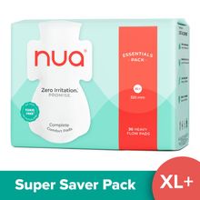 Nua Complete Comfort Pads Zero Irritation Promise Essentials Pack Super Saver 4x Comfort 100% Toxic