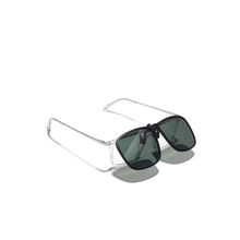 Carlton London Green Toned Polarised Lens Sunglass Clip