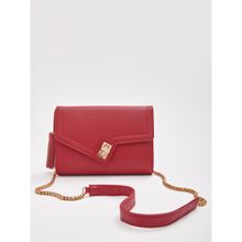 The Label Life Cherry Tasselled Clutch