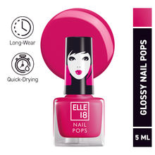 Elle 18 Nail Pops Nail Polish Glossy Finish, Quick-drying & Long Wearing - 24