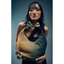 FETTI Melange Denim Ombre Hand Bag (L)