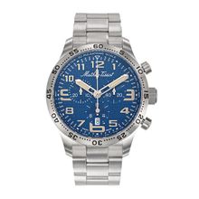 Mathey-Tissot Men Type 21 Titanium Blue Dial Round Analog Watch - H1821CHT2 (M)