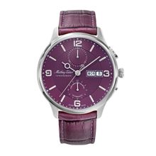 Mathey-Tissot Men Edmond Chrono Auto Maroon Dial Round Analog Watch - H1886CHATAR (M)