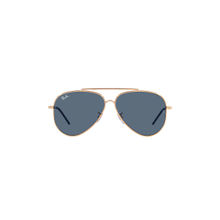 Ray-Ban Reverse Collection - Rosegold Sunglasses ( 0RBR0101S92023A62 - Pilot - Gold - Blue Lens )