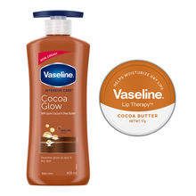 Vaseline Cocoa Glow Lotion With Lip Tin For Glowing Skin & Healthy Lips
