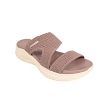 SKECHERS Pink Mesh Rubber Women Sandals