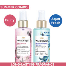Wanderlust Fruity & Aqua Summer Perfume Mist Set of 2