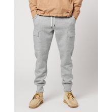 American Eagle Men Grey Solid Cargo Pocket Joggers
