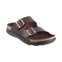 Mochi Mens Brown Flat ChappalsMochi Brown Camouflage Sliders