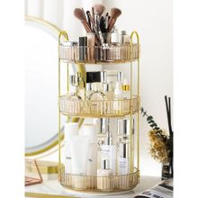 Mason Home Three Tier Rotating Makeup Organiser - Amber
