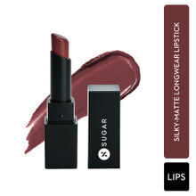 SUGAR Nothing Else Matter Longwear Lipstick - 12 Teak Over (Purple Brown, Brown Burgundy)