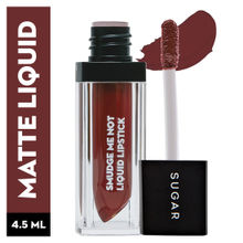 SUGAR Smudge Me Not Liquid Lipstick - 14 Teak Mystique