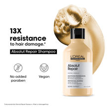 L'Oréal Professionnel Absolut Repair Shampoo For Dry and Damaged Hair With Protein & Omega-9