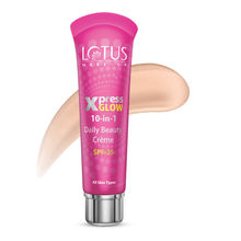 Lotus Make-Up Xpress Glow 10 In 1 Daily Beauty Cream With Aloevera & Semi Matte Finish - Royal Pearl