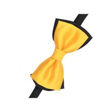 Tossido Yellow Designer Woven Micro Fiber Bow Tie