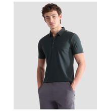 U.S. POLO ASSN. Active Sports Mens Solid Slim Fit Active Polo T-shirt
