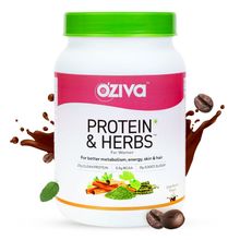 Oziva Protein & Herbs Shake For Women - Cafe Mocha