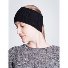 Bharatasya Check Knitted Warm Woolen Solid Trendy Headband