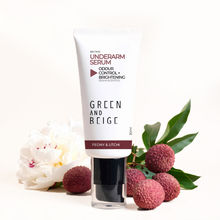 GREEN AND BEIGE Rectifio Underarm Serum For Odour Control & Brightening-Peony Litchi (Scented)
