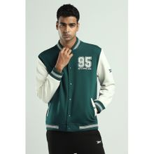 Reebok Men Typography Jackets - Green