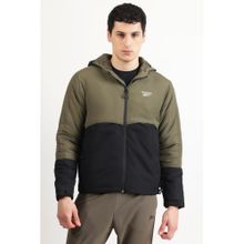 Reebok Men Colorblock Jackets - Olive