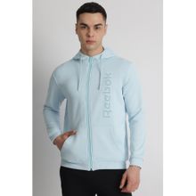 Reebok Men Typography Jackets - Blue
