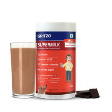 Gritzo Super Milk 13+y: Teen Athletes Nutrition Drink - Natural Chocolate Flavour