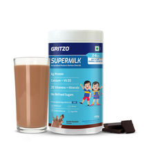 Gritzo SuperMilk Daily Nutrition (2-6y), 6g Protein Powder (Double Chocolate, 800g)