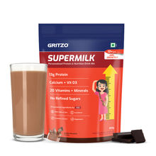 Gritzo SuperMilk Growth+ (Formerly Height+) (13+y Girls),13g Protein Powder - Double Chocolate
