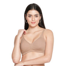 Shyaway Susie Everyday Wirefree 3/4th Coverage Non-Padded Plunge Bra- Skin (30B)