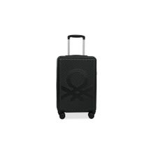 United Colors of Benetton Cabin Hard Glide Luggage Bag - Black