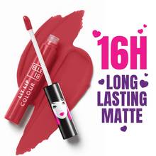 Elle 18 Liquid Lip Color Lipstick 16hr Long Lasting, Smudgeproof, Transferproof Matte - Rose Charm