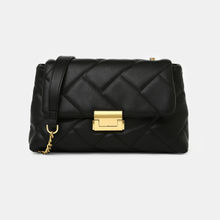 RSVP by Nykaa Fashion Black Quilted Rectangular Shoulder Bag