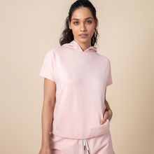 Nykd by Nykaa Easy Peasy Super Soft Hoodie , Nykd All Day-NYK 016 - Pink