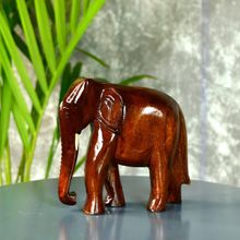 SOWPEACE Brown Great Grand Calm Elephant Sculpture