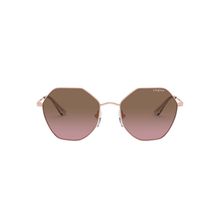 Vogue Eyewear Brown UV Protected Irregular Sunglasses for Women (0VO4180S-54 mm)