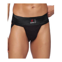 Omtex Mens Athletic Gym Cotton Supporter Jockstraps -black