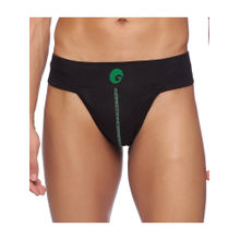 Omtex Mens Athletic Neo Cotton Supporter Back Covered - Black