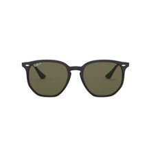 Ray-Ban 0RB4306 Sage Green Polarized Highstreet Round Sunglasses (54 mm)