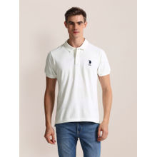 U.S. POLO ASSN. Patterned Knit Slim Fit Polo T-Shirt
