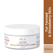 VILVAH Cookie N Cream Exfoliating Coffee Body Polish Scrub, with Shea Butter & Almond Milk Extracts