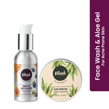 VILVAH Face Cleanser & Aloe Vera Gel Combo