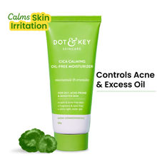 Dot & Key Cica Calming Oil-Free Moisturizer, With Niacinamide, For Oily, Acne-Prone Skin