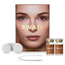 Swati Cosmetics Coloured Contact Lenses Bronze 6 months Power 0.00