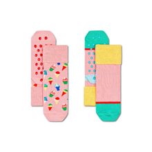 Happy Socks Kids Ice Cream Anti Slip Socks (Pack of 2)