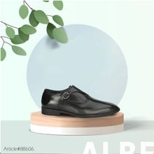 Alberto Torresi Solid Black Formal Shoes
