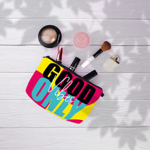 Crazy Corner Good Vibes Only Cosmetic Makeup Pouch