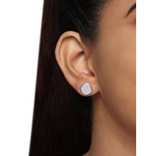 JUPRA Round 925 Sterling Silver Stud Earrings